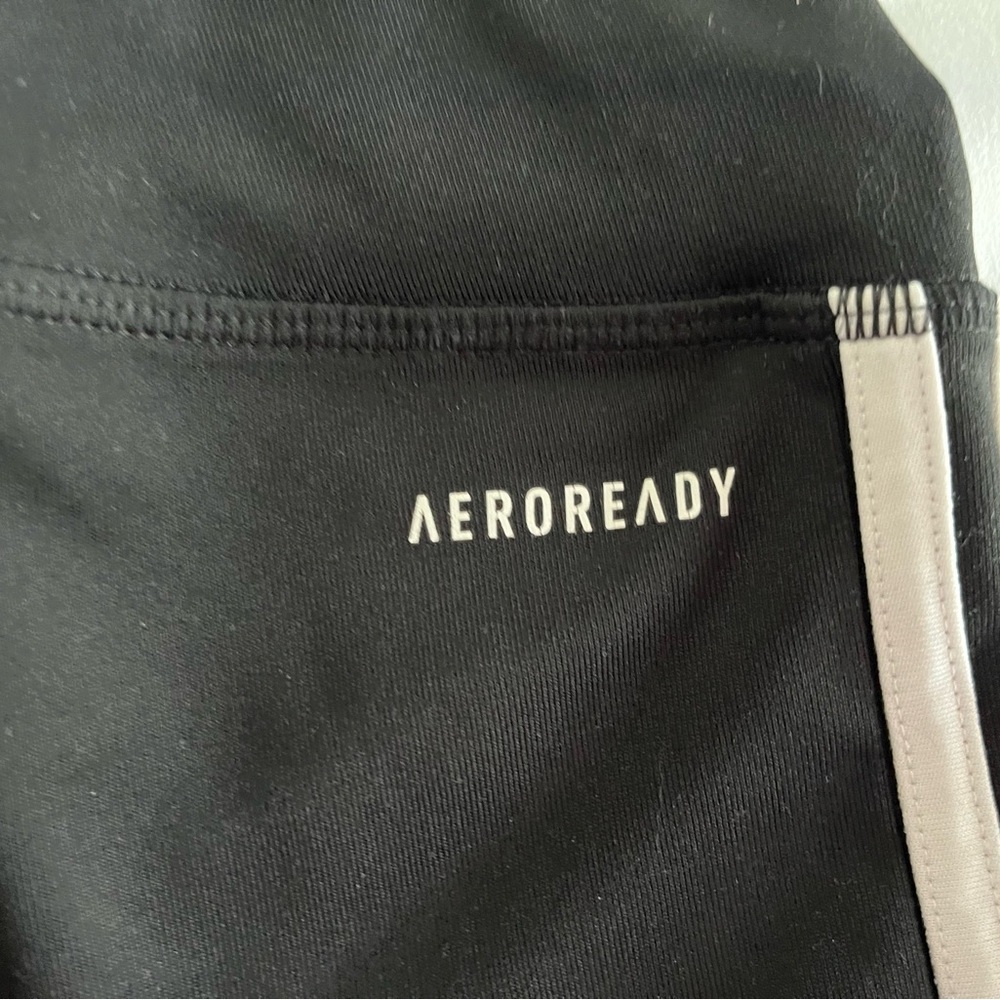 Adidas Youth 3-Stripe Aeroready Training Leggings  - Size M (11-12Y) - Picture 6 of 8